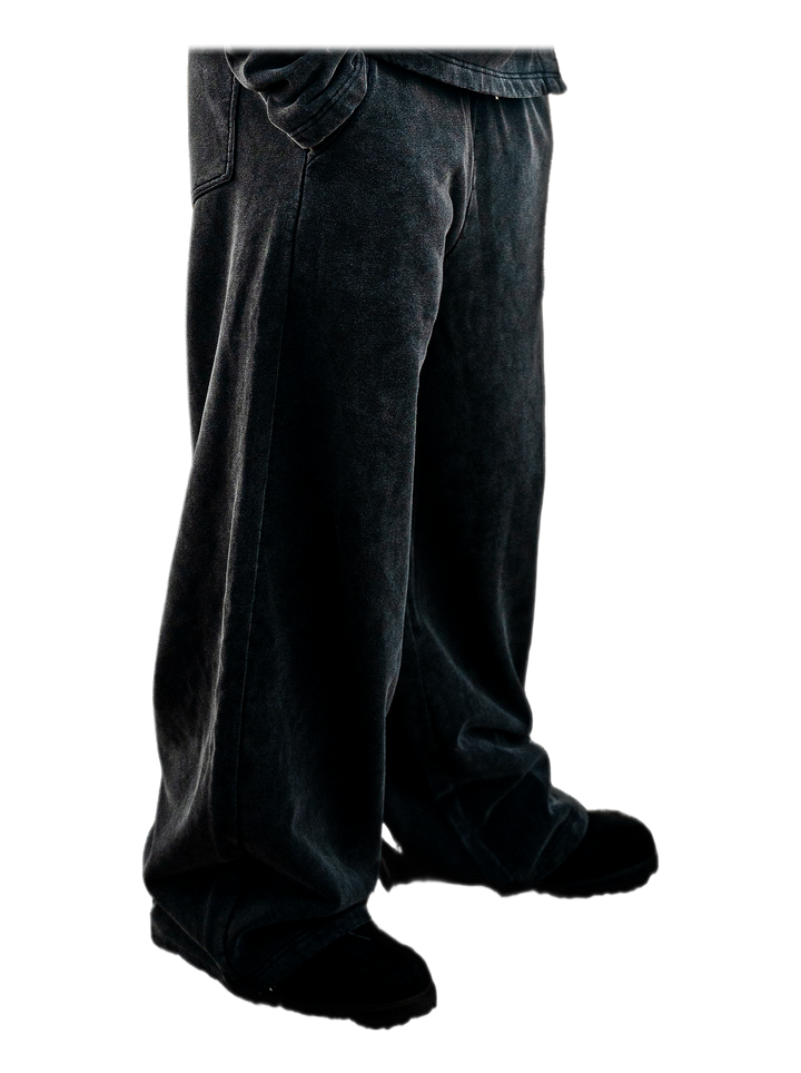 Tobari Sweats (Stone), front, on model
