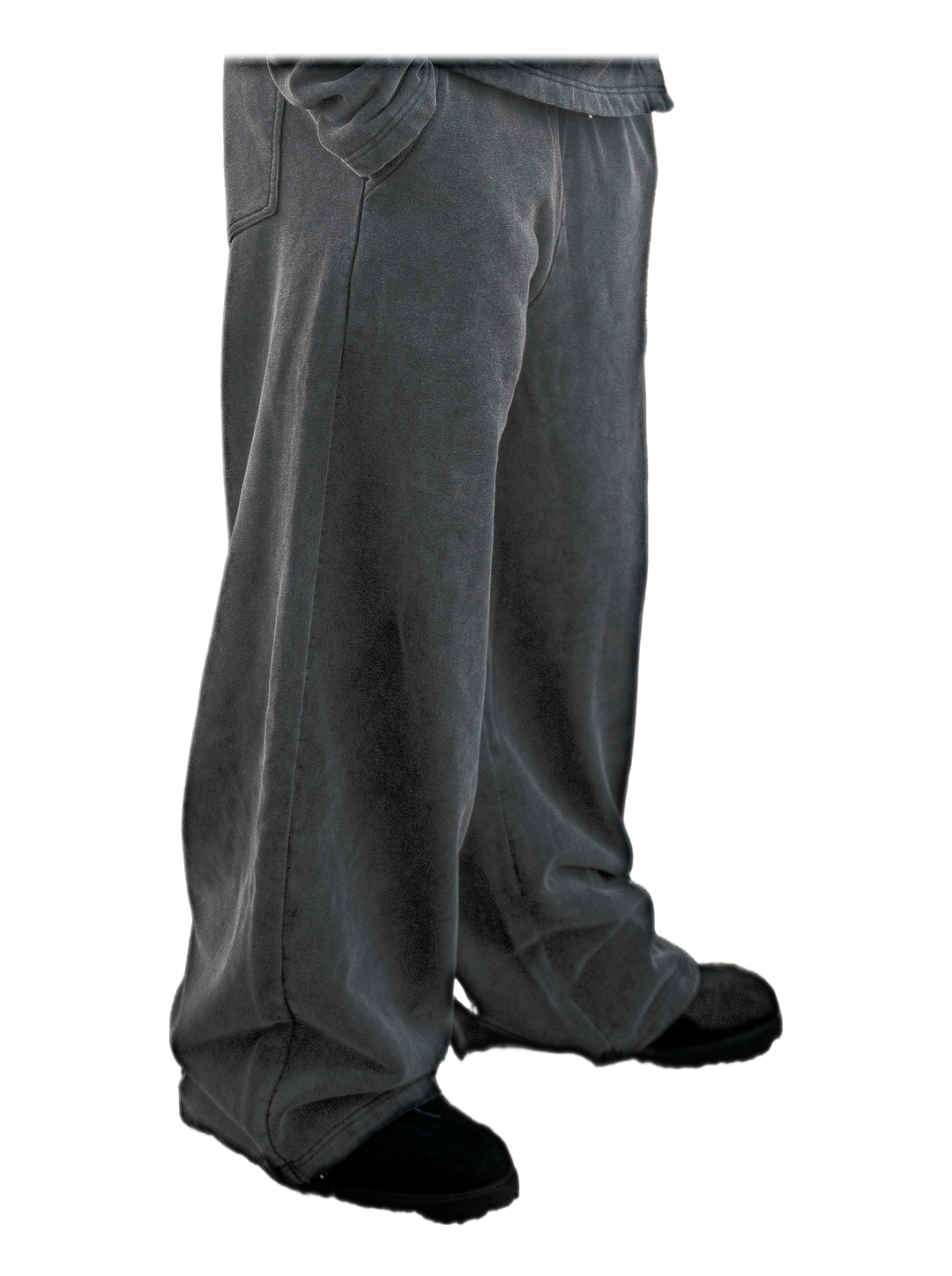 Tobari Sweats (Stone), front, on model