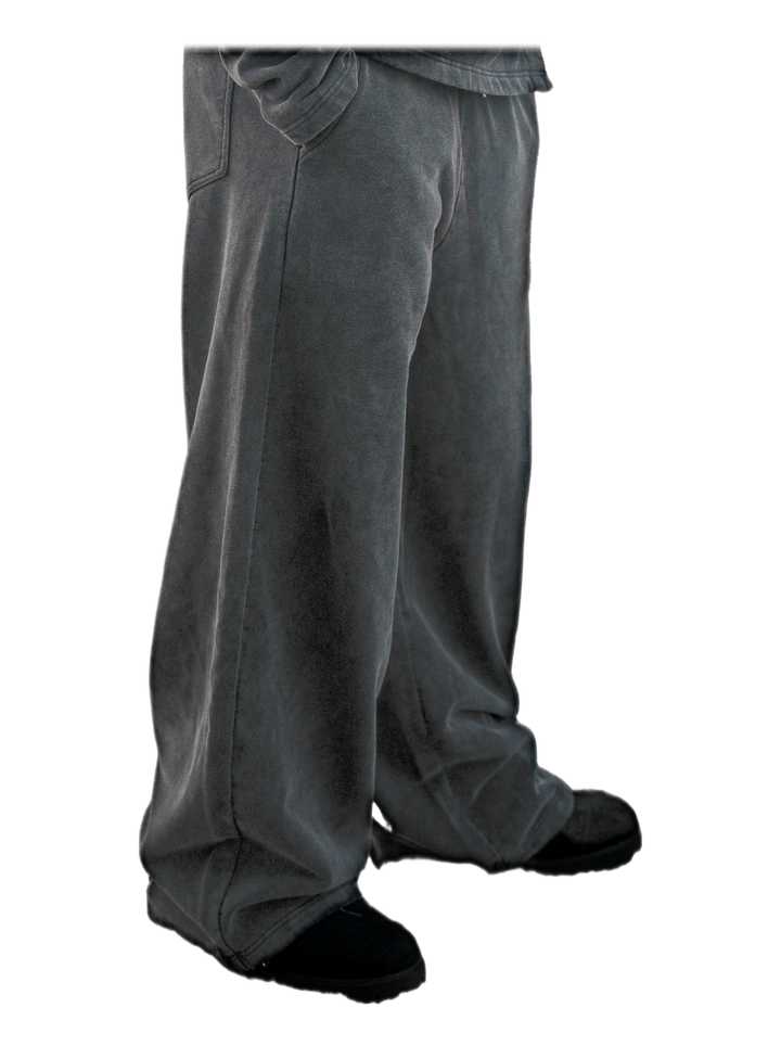 Tobari Sweats (Stone), front, on model