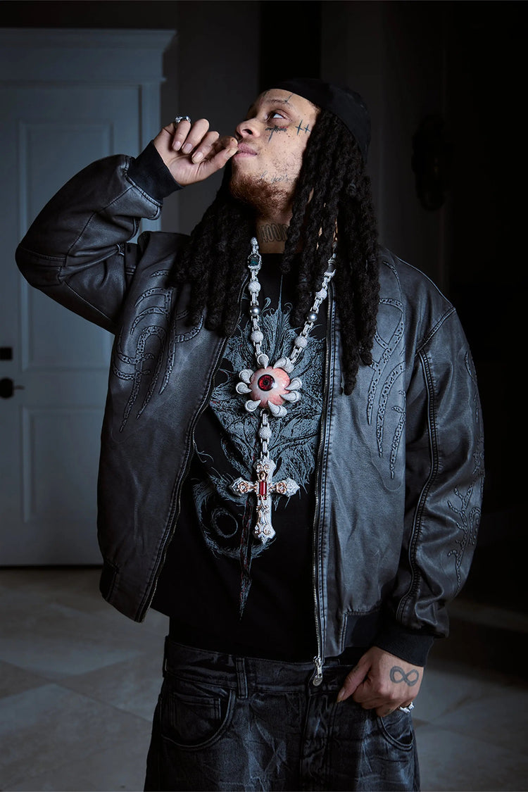 "Ghoul" Jacket (Black) pholoh