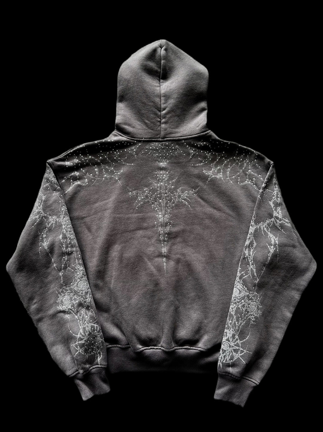 "Tyrant" Zip-Up on black