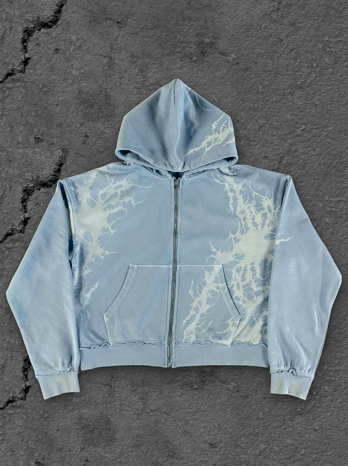 “Venom” Zip-Up (Baby Blue)