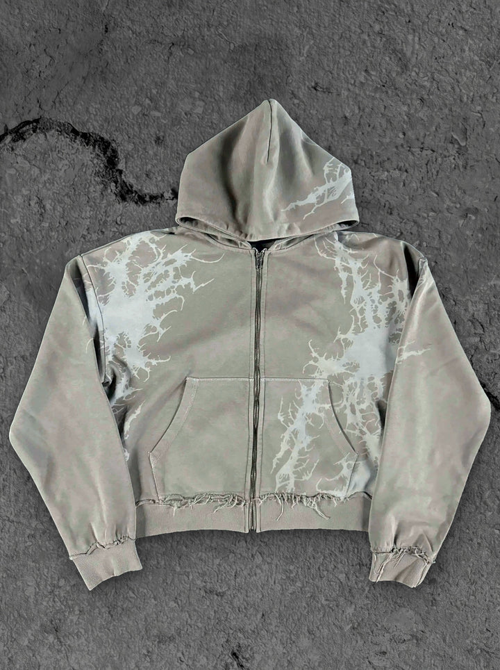 venom zip up tan