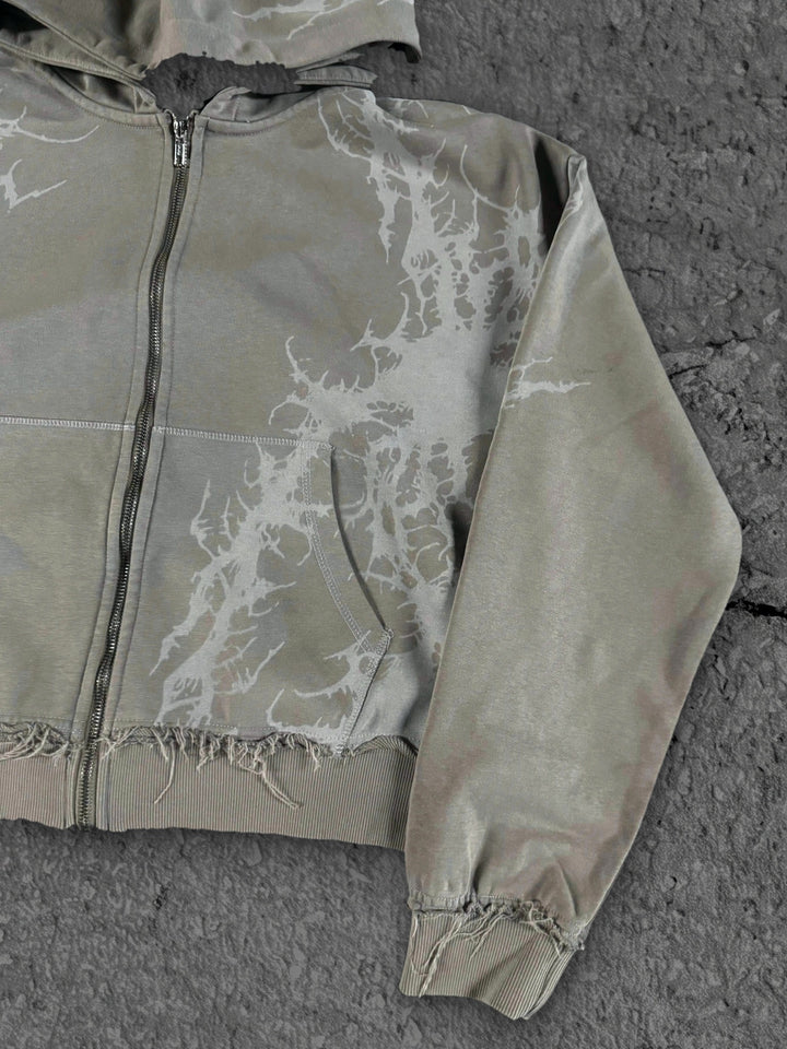 venom zip up tan