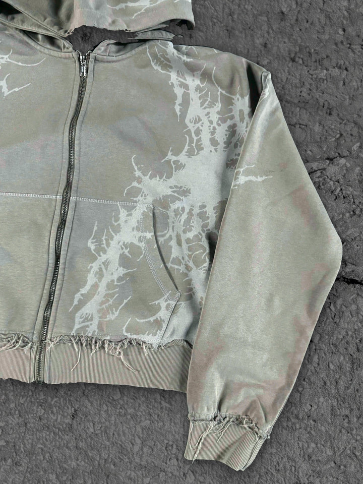 venom zip up tan