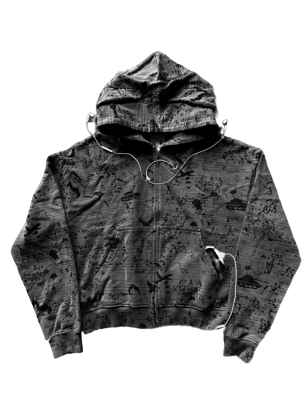 “Warchestra” Zip-Up (Grey)