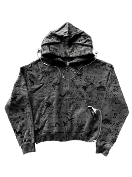 “Warchestra” Zip-Up (Grey)