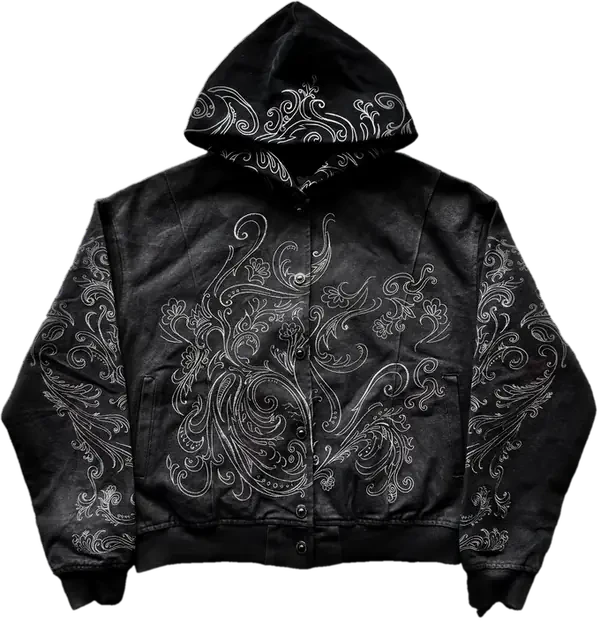 "Blood" Button Jacket